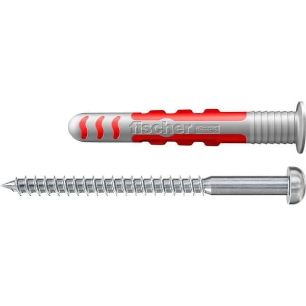 Skruvplugg - Fischer - DuoSeal - 38 mm x 6 mm - Förpackning med 50 - Fullständig täthet