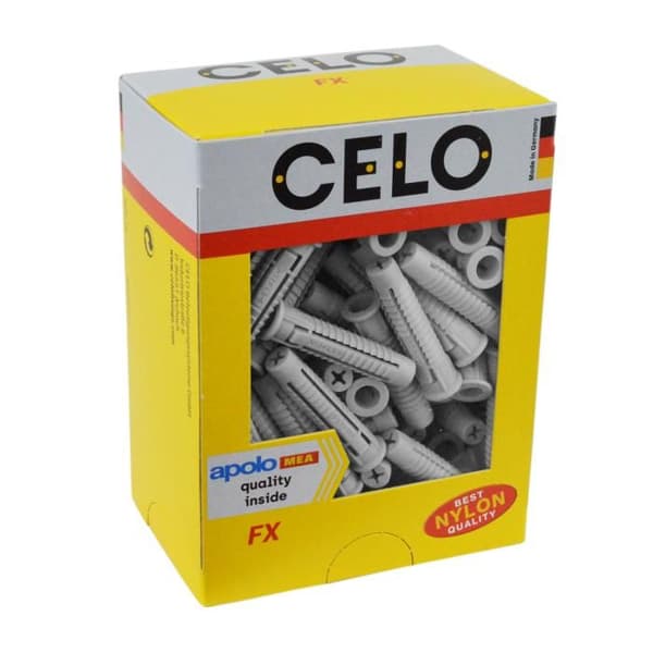 Cheviller - Celo - FX10 - Förpackning med 50 - Sidöppning - Temperatur -40°C till +80°C