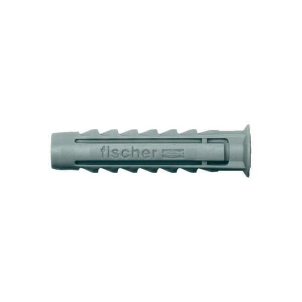 Nylonplugg - FISCHER - SX 4 mm - Paket med 200 - Vit - Nylon