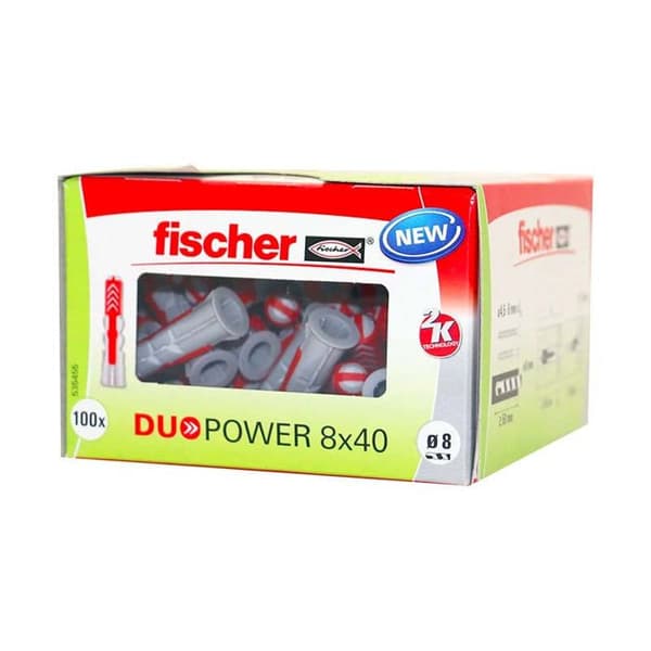 DuoPower 6X30 bi-material ankare - FISCHER - Box med 100 st