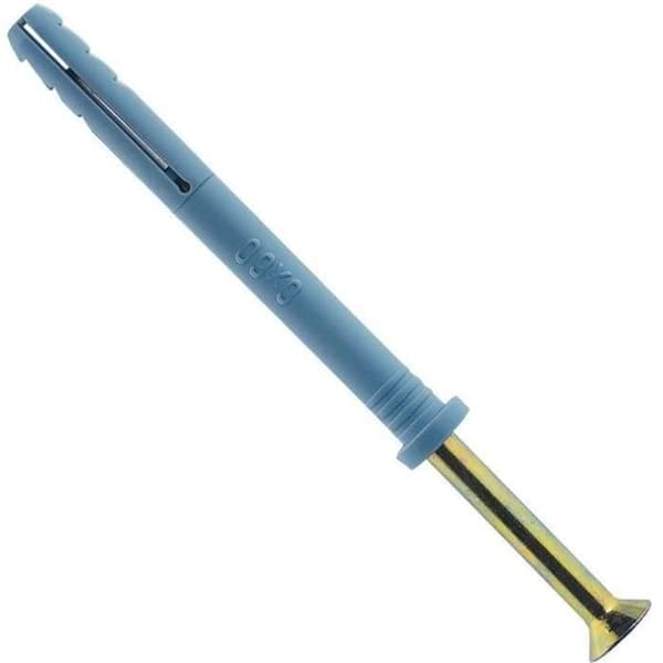 Skruvplugg nagel krage NF - 6 x 40 mm - paket med 50