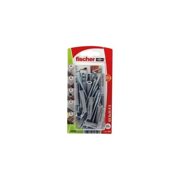 FISCHER - Multimat plugg 6x35rs blister med 20 stycken