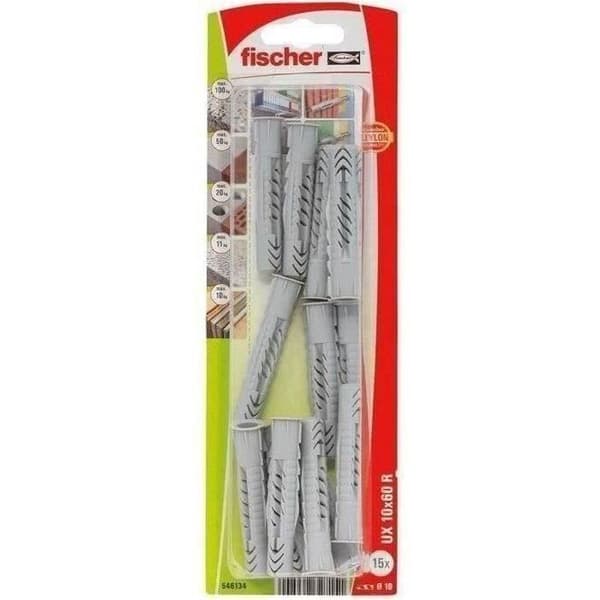 FISCHER - Multimat-kepskruv 10x60 r blister med 15 stycken