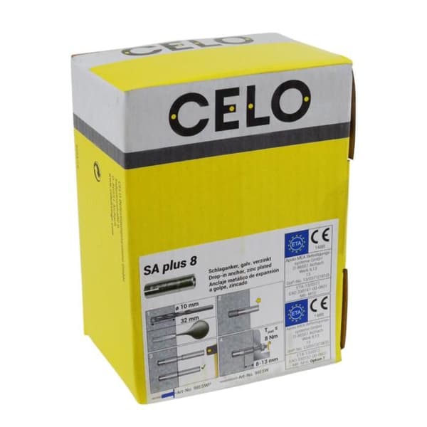 Taco konisk expansor SA Plus - CELO - 910SAP - Metallankare - 50 enheter - 12x40 mm