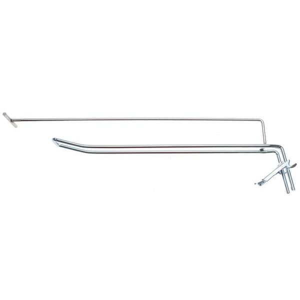 Dubbla krokar - Okänt märke - 300 x 4,8 mm - Med stödarm och spårstift