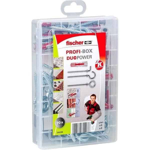 fischer Profi-Box Spikekrokar för alla material DuoPower