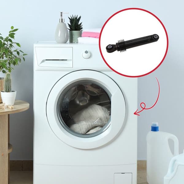 Dämpare utan pinne för Tvättmaskin LG - Vit - Gummi