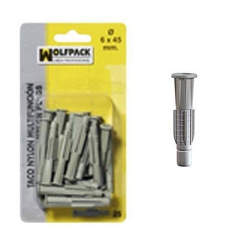 Blisterförpackning multifunktionsankare MU 6x35 mm (25 enheter