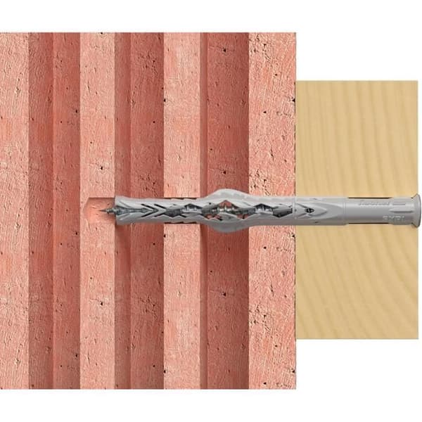 Fischer - Förlängd plugg SXRL 14 x 200 med försenad stålskruv, elektrozinkad.