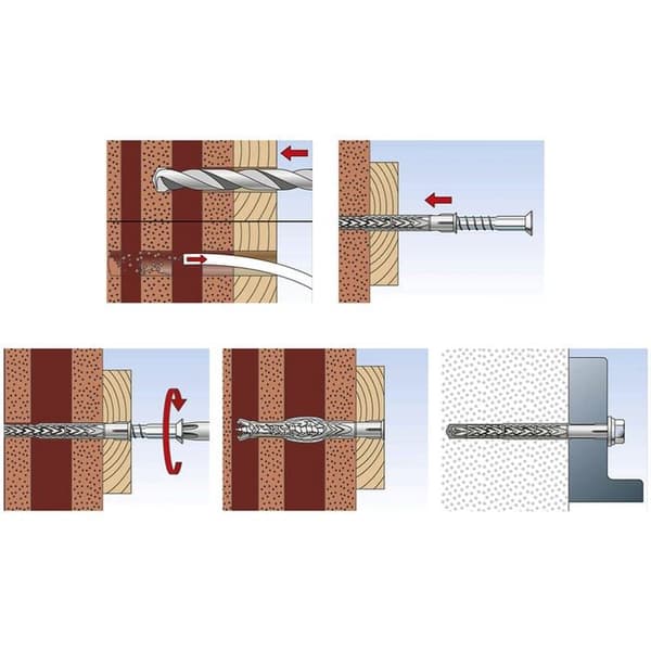 Fischer lättmonterad plugg - 552855 - SXRL