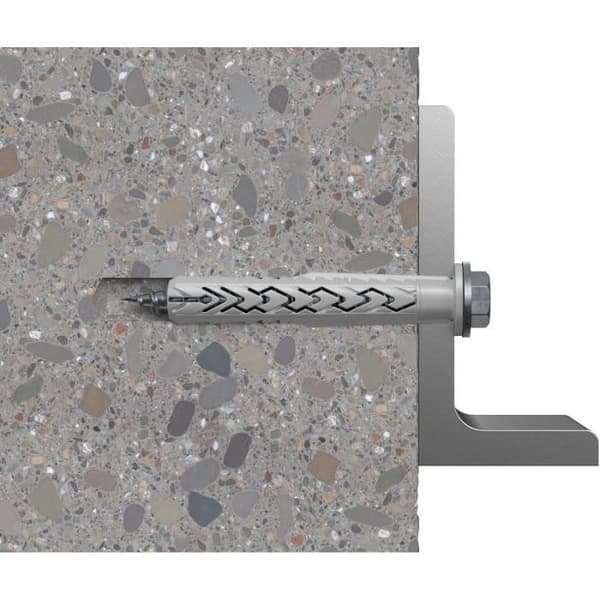 Fixering av ram - fischer - SXRL FUS A6 - Grå - 10 x 160 mm - Rostfritt stål