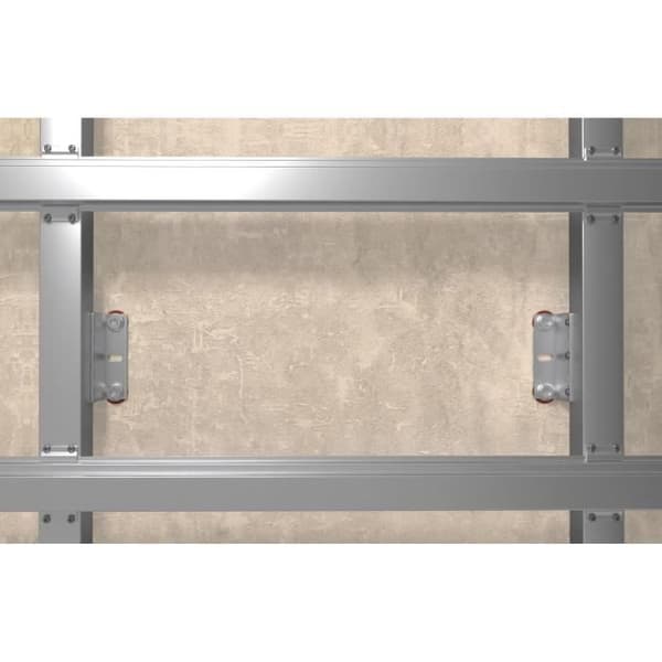 Fixering av ram - fischer - SXRL FUS A6 - Grå - 10 x 160 mm - Rostfritt stål