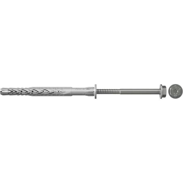 Fixering av ram - fischer - SXRL FUS A6 - Grå - 10 x 160 mm - Rostfritt stål