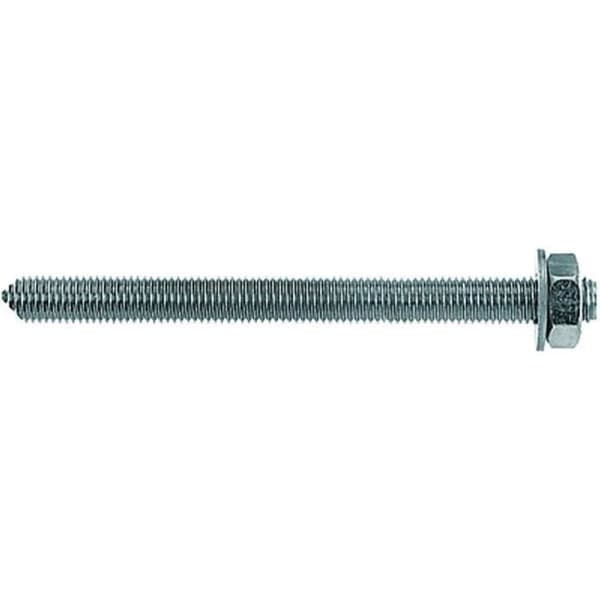 fischer - Gängad stång RG M 10 x 350 R i rostfritt stål, Förpackning med 10