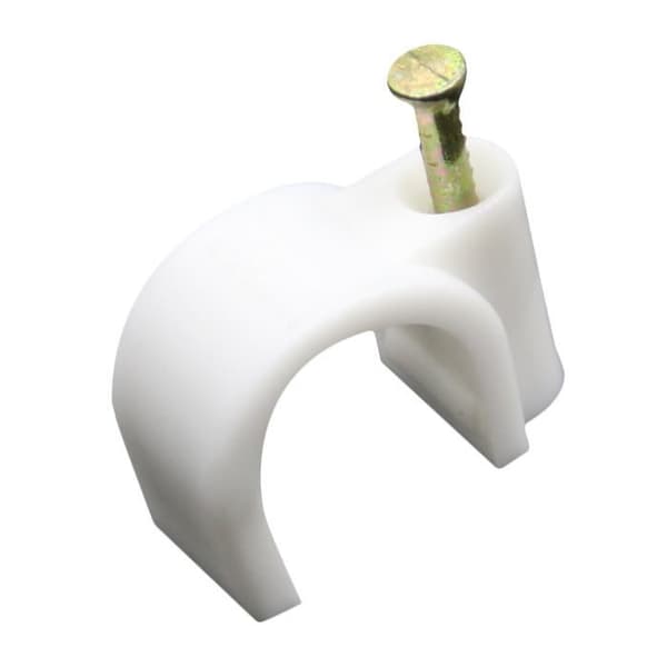 Fästelement eller fästkrokar - ZENITECH - Förpackning om 100 - Ø8 mm - Vit - Specialbetongspik