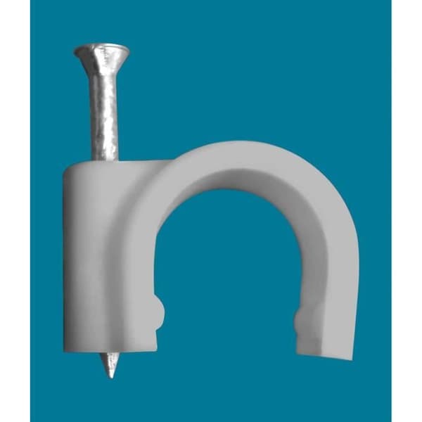 Fästelement eller fästkrokar - ZENITECH - Förpackning om 100 - Ø8 mm - Vit - Specialbetongspik
