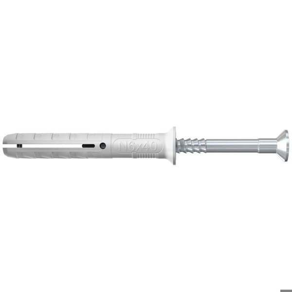 Slagstift - FISCHER - 50354 - Nylon - 6X40 mm - Paket med 50 st