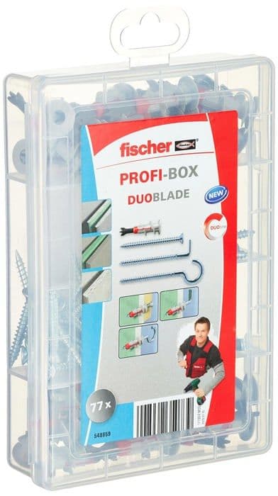 Ankare - enkel fixering Fischer - 548859 - FIXtainer DB +T+ alcayata + gancho (77 u)