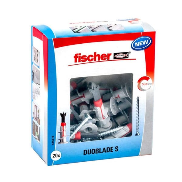 Kombinationsplugg - FISCHER - DuoBlade - Självborrare - Förpackning om 20 - 40 mm