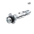 Miniatyrbild 2 av 2: COGEX Expansionsankel i metall - 20 par