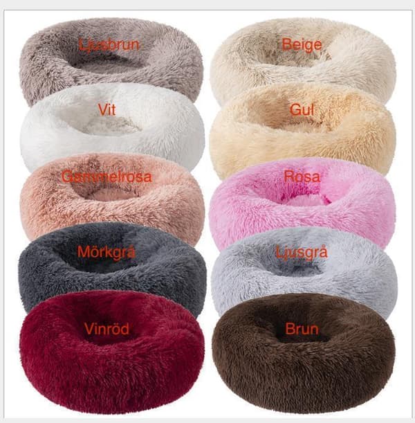Fluffig Hundbädd / kattbädd, Hundsäng / kattsäng - dogbed/catbed