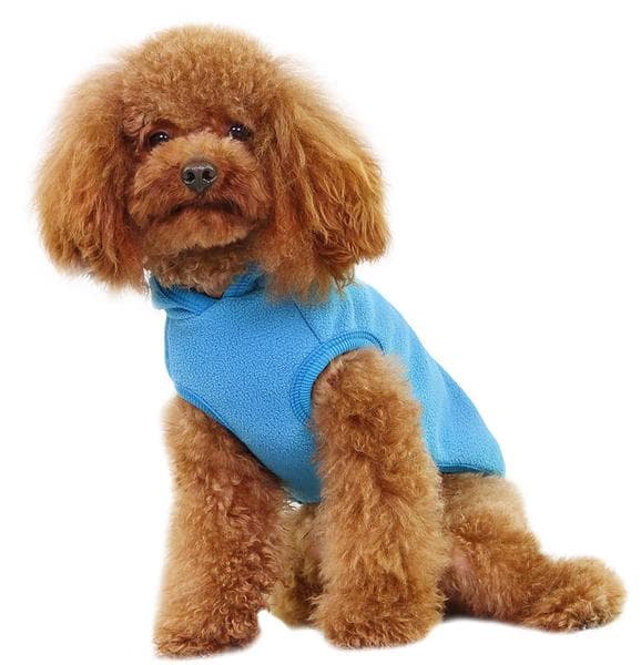 Fleecejacka med Hoodie XL Hundkläder för hunden