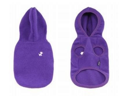 Fleecejacka med Hoodie XL Hundkläder för hunden