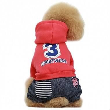 Jumpsuit Number 3 Hundoverall kläder för hunden