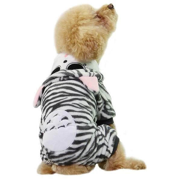Fleeceoverall Tiger Grå Hundkläder