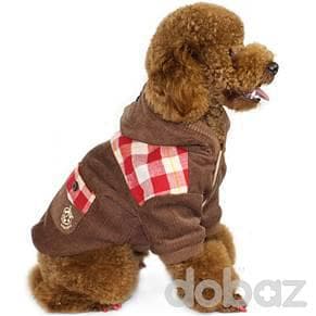 Tuff Hundjacka i manchester med snygga detaljer Hundkläder