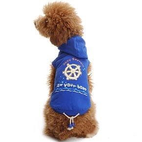 Hundtröja Hoodie Blå Hundkläder
