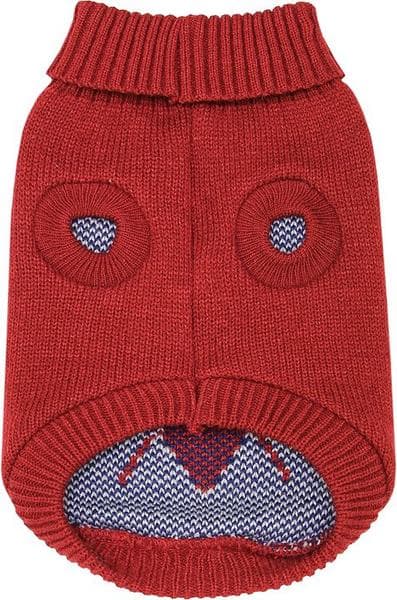 HundTröja med klassiskt stickat mönster Sweater