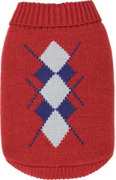 HundTröja med klassiskt stickat mönster Sweater