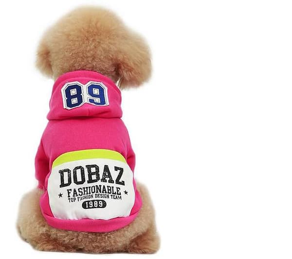 Hoodie Tröja cerise dobaz Hundkläder för hunden