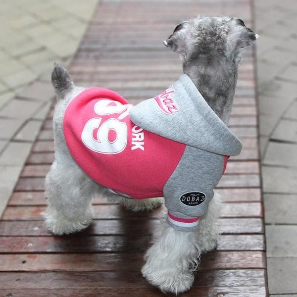Hundtröja Hoodie med huva hundkläder för hunden