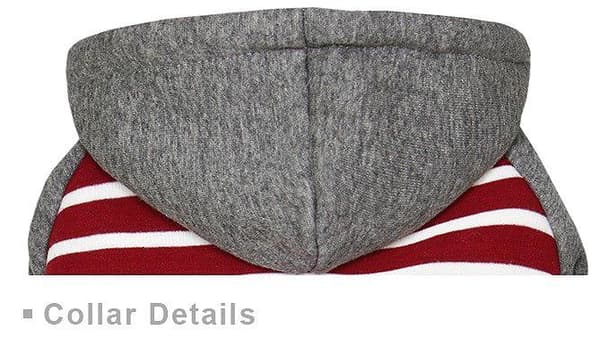 HundHoodie fodrad röd Hundtröja Hundkläder