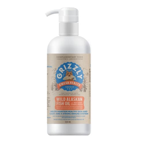 Fodertillskott Grizzly Laxolja 500 ml