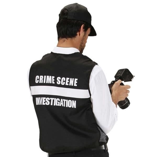 FBI Agent kostym - FBI - M - L - Svart och vit - 100 % polyester - Handtvätt