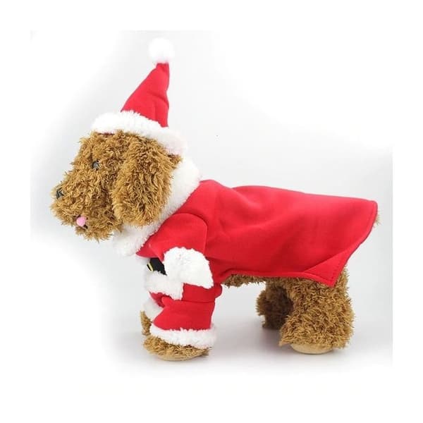 Hundkostym - Ej specificerad - Julkostym - Polyester fodrad - Storlek S/M - Färg Svart