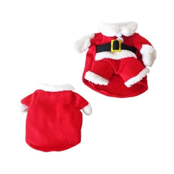 Hundkostym - Ej specificerad - Julkostym - Polyester fodrad - Storlek S/M - Färg Svart