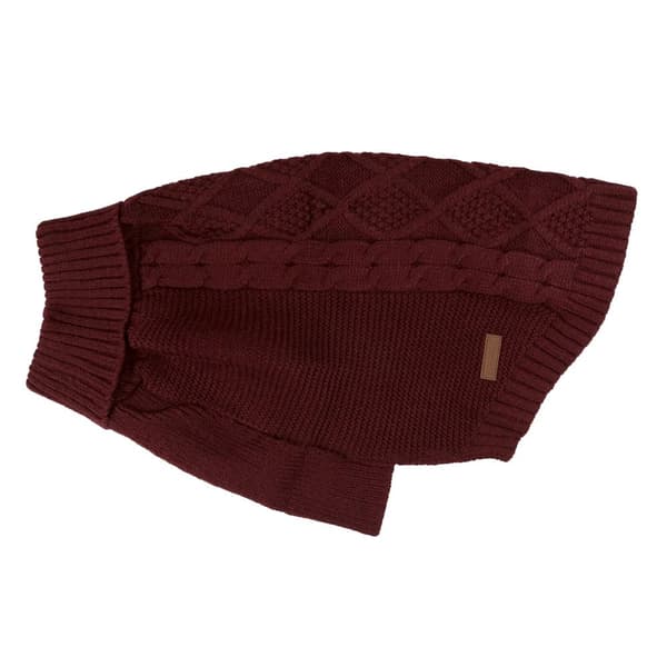 Regatta Knitted Dog Jumper Claret Red M