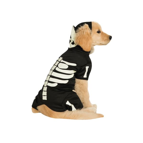 Bristol Novelty Skeleton Hooded Dog Costume