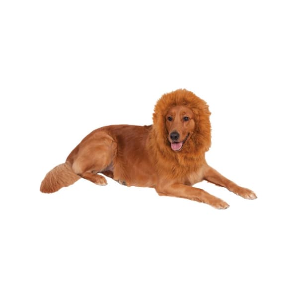 Bristol Novelty Lion´s Mane Dog Costume Brown One Size