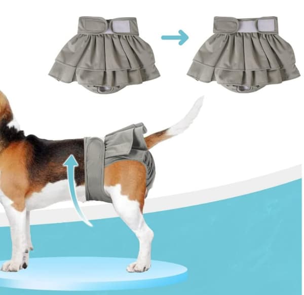 INF Vandtæt hunhundeble, hundebukser, hygiejnebukser, menstruationsundertøjsbukser