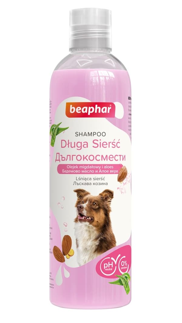 BEAPHAR Lang pels - shampoo til hunde - 250ml