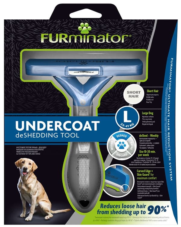 FURminator - furminator til korthårede hunde - L