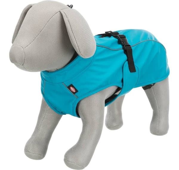 Vimy regnfrakke, s: 40 cm, turkis, Trixie