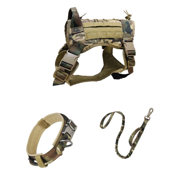 INF Tactical hundesele Service Hunde Sele i tre dele