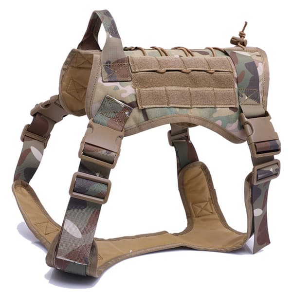 INF Tactical hundesele Service Hunde Sele i tre dele