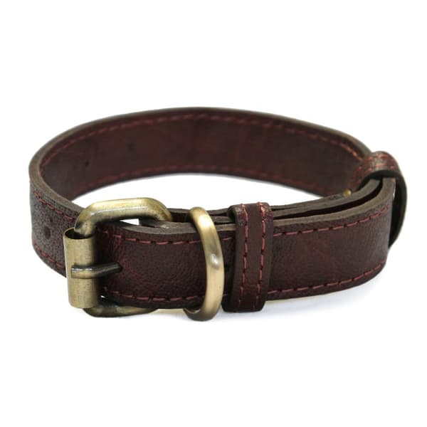 Hundhalsband i äkta läder (XS-XXL)